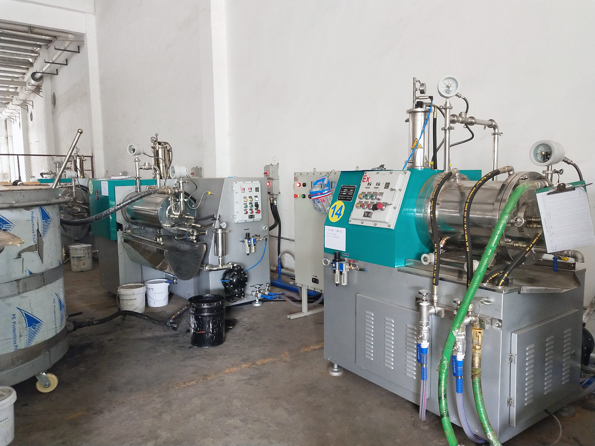  廣東韶關(guān)水性涂料客戶訂購(gòu)TGM-CDP納米砂磨機(jī)正式